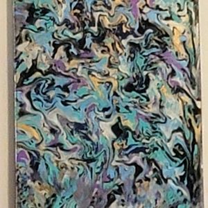 acrylic pour painting